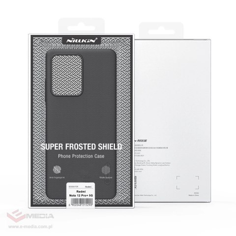 Nillkin Super Frosted Shield etui do Xiaomi Redmi Note 12 Pro / Poco X5 Pro 5G pokrowiec na telefon czarne