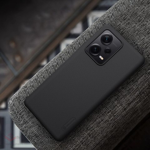 Nillkin Super Frosted Shield etui do Xiaomi Redmi Note 12 Pro / Poco X5 Pro 5G pokrowiec na telefon czarne
