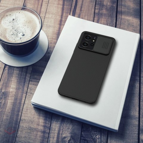 Pancerne etui Xiaomi Redmi Note 12 z osłoną na aparat Nillkin CamShield Case - czarne