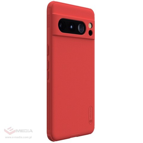 Wzmocnione etui Nillkin Super Frosted Shield Pro do Google Pixel 8 Pro - czerwone