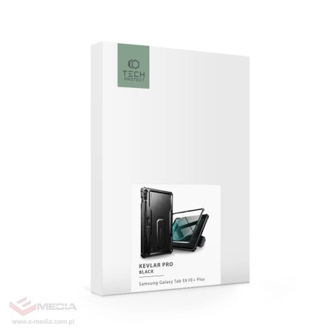 Etui Tech-Protect Kevlar Pro na Samsung Galaxy Tab S9 FE+ 12.4" X610 / X616B - czarne
