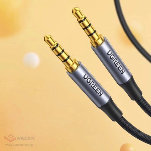 Kabel Ugreen AV183 10648 mini jack 3.5mm / mini jack 3.5mm 1m - szary