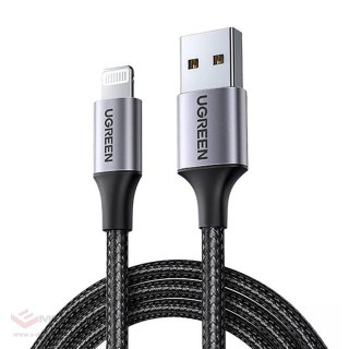 Kabel Ugreen US199 60157 USB-A / Lightning MFi 1.5m - czarny