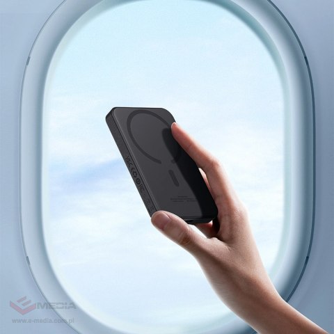 Mini powerbank Baseus 5000mAh 20W + kabel USB-C (20V/3A) - czarny