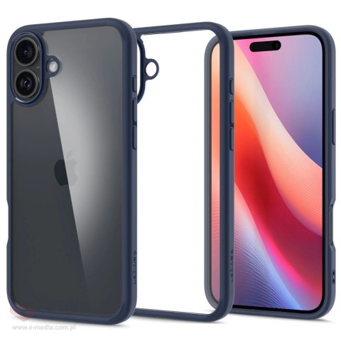 Spigen Ultra Hybrid MagSafe na iPhone 16 - niebieskie