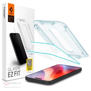 Szkło hartowane Spigen Glas.tR EZ Fit na iPhone 16 Pro / 17 / 17 Pro - 2 szt.