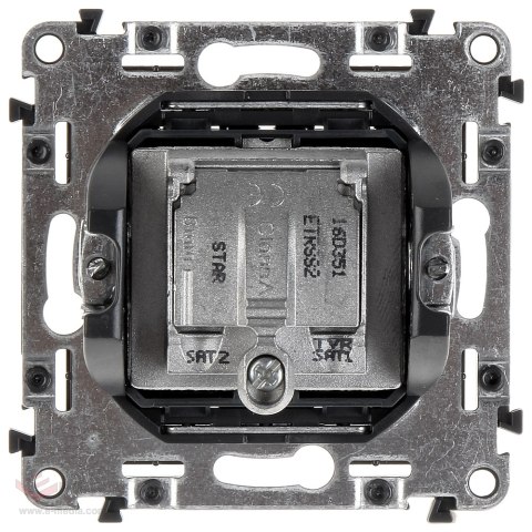 GNIAZDO KOŃCOWE LE-753056 R-TV + 2xSAT Valena Life LEGRAND