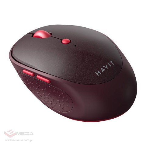Bezprzewodowa mysz Havit MS76GT plus (czerwona)