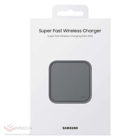 Ładowarka Samsung Wireless Charger Pad EP-P2400TBEGEU indukcyjna 15W + ładowarka sieciowa + kabel USB-C - czarna