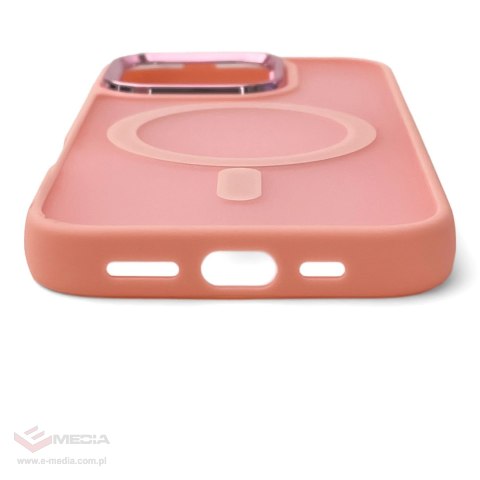 Etui Magnetic Collection MagSafe na iPhone 16 Plus - różowe