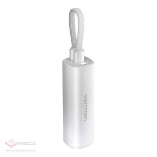 Powerbank 5000mAh Vention FHWM0 20W + kabel USB-C do lightning (szary)