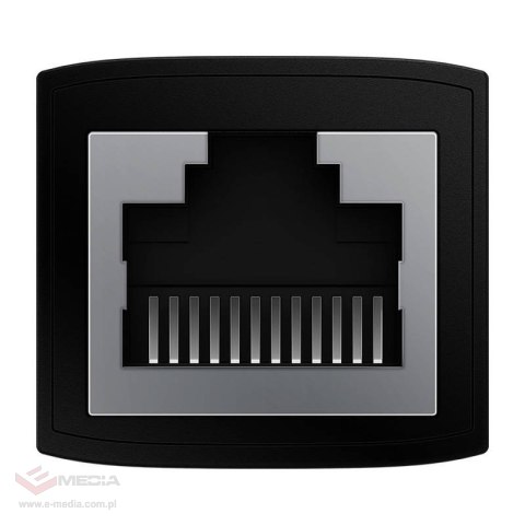 Złączka RJ-45 BASEUS AirJoy B00131100111-01 2 szt. (czarna)