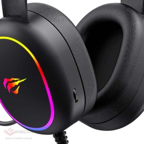 Słuchawki gamingowe Havit GAMENOTE H2016D RGB USB+3.5mm