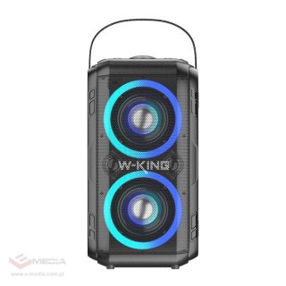 Głośnik bezprzewodowy Bluetooth W-KING T9II 60W + mikrofon (czarny)