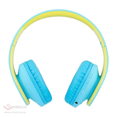 Słuchawki bezprzewodowe dla dzieci PowerLocus P2 (niebiesko-zielone)