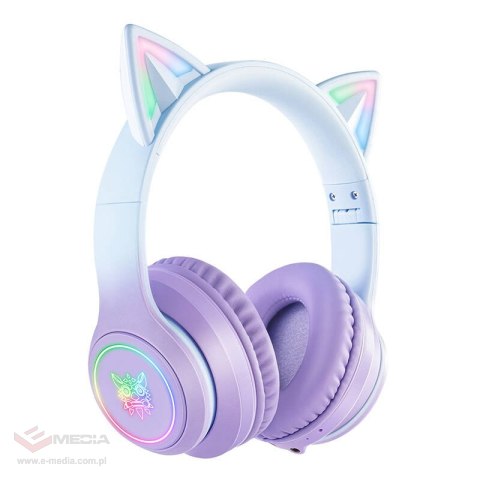 Słuchawki gamingowe ONIKUMA B90 Bluetooth (niebiesko-fioletowe)