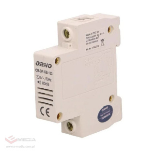 ORNO Wired Doorbell for DIN-1 rail OR-DP-SB-133 module