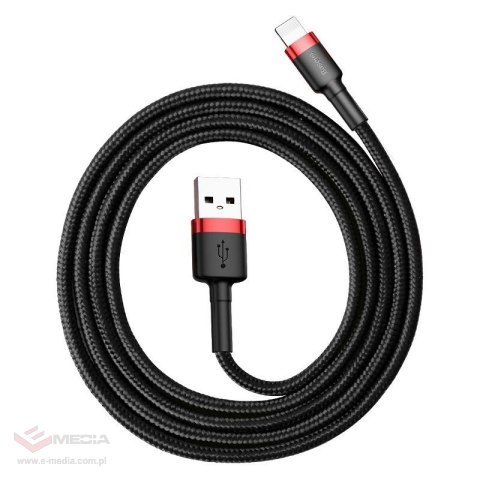 Kabel BASEUS Cafule USB-A-Lightning 1m (czarno-czerwony)