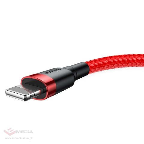Kabel BASEUS Cafule USB-A-Lightning 1m (czerwony)