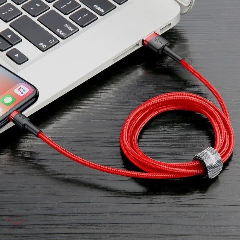 Kabel BASEUS Cafule USB-A-Lightning 1m (czerwony)