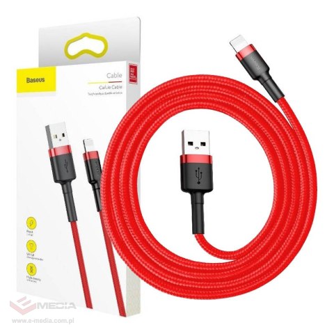 Kabel BASEUS Cafule USB-A-Lightning 1m (czerwony)