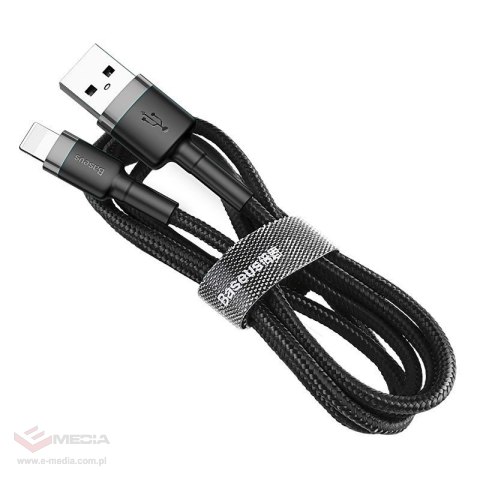 Kabel BASEUS Cafule USB-A-Lightning 1m (szaro-czarny)