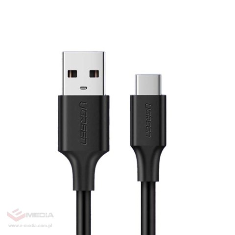Kabel USB do USB-C UGREEN US287 0,25m (czarny)