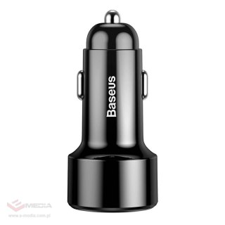 Ładowarka samochodowa BASEUS Magic 45W 2x USB QC 3.0 (czarna)