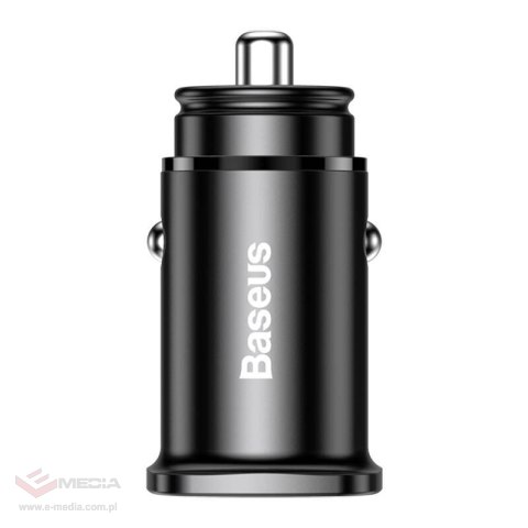 Ładowarka samochodowa BASEUS Square 30W PPS QC4.0 PD3.0 (czarna)