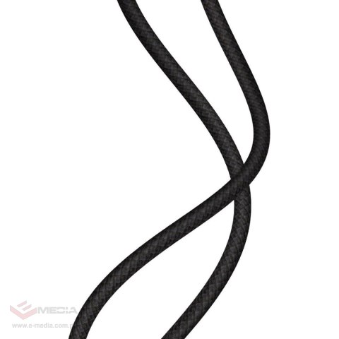 Kabel USB-C do Lightning Baseus High Density Braided, 20W, 5A, PD, 1m (czarny)