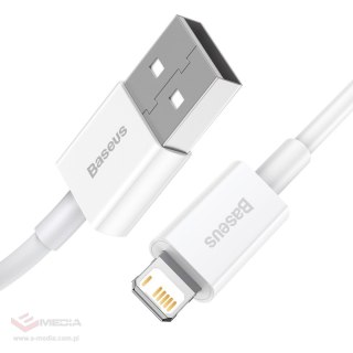 Kabel USB do Lightning Baseus Superior Series, 2.4A, 1.5m (biały)