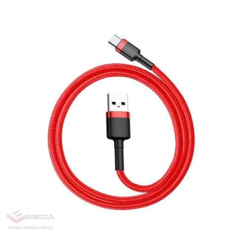Kabel USB do USB-C Baseus Cafule 2A 3m (czerwony)