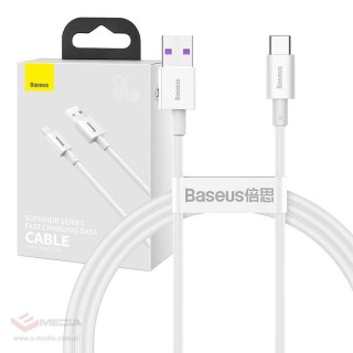 Kabel USB do USB-C Baseus Superior Series, 66W, 1m (biały)