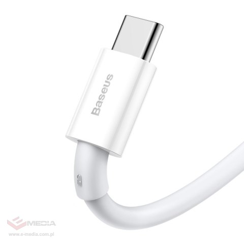 Kabel USB do USB-C Baseus Superior Series, 66W, 2m (biały)