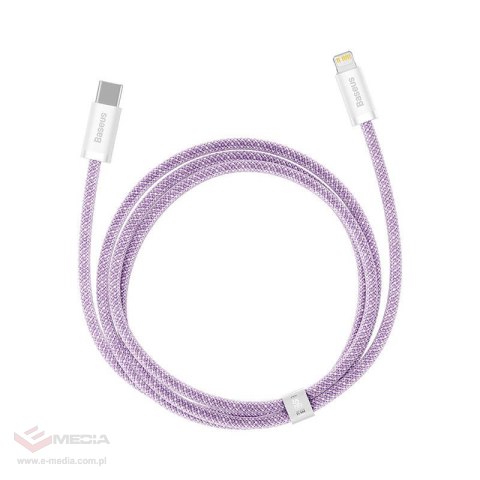 Kabel USB-C do Lightning Baseus Dynamic Series, 20W, 1m (fioletowy)