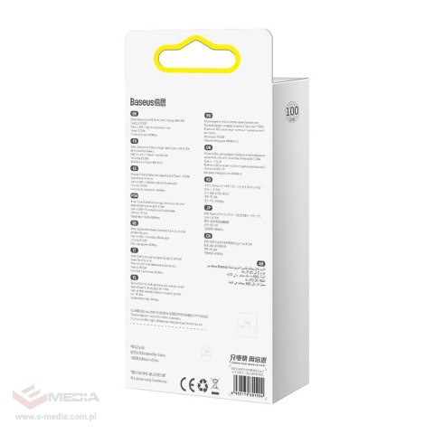 Kabel USB-C do Lightning Baseus Dynamic Series, 20W, 1m (fioletowy)