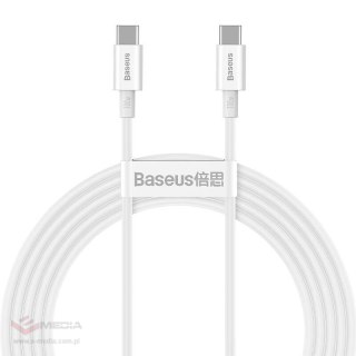 Kabel USB-C do USB-C Baseus Superior Series, 100W, 2m (biały)