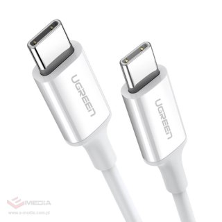Kabel UGREEN US264 USB-C-USB-C 0.5m (biały)