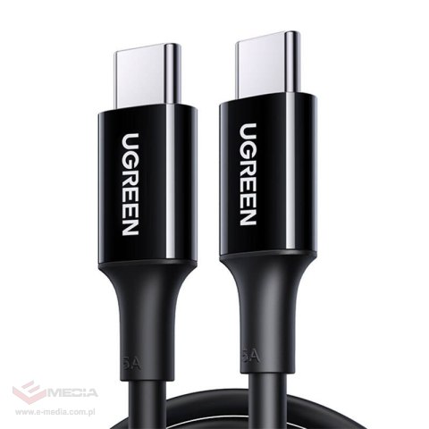 Kabel UGREEN US300 USB-C-USB-C 1m 100W (czarny)
