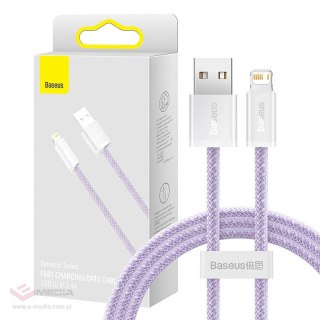 Kabel USB do Lightning Baseus Dynamic, 2.4A, 1m (fioletowy)