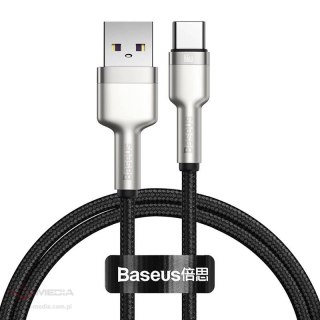 Kabel USB do USB-C Baseus Cafule, 66W, 1m (czarny)
