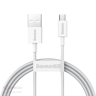 Kabel USB do micro USB Baseus Superior Series, 2A, 1m (biały)