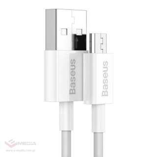 Kabel USB do micro USB Baseus Superior Series, 2A, 2m (biały)