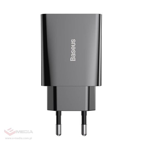 Ładowarka sieciowa BASEUS Speed Mini Quick Charger 20W USB-C (czarna)