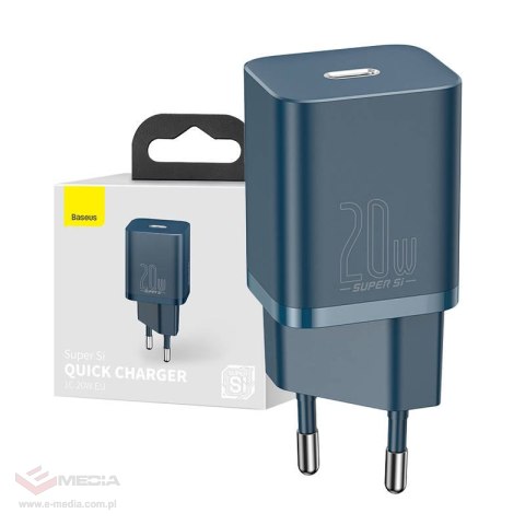 Ładowarka sieciowa BASEUS Super Si Quick Charger 1C 20W (niebieska)