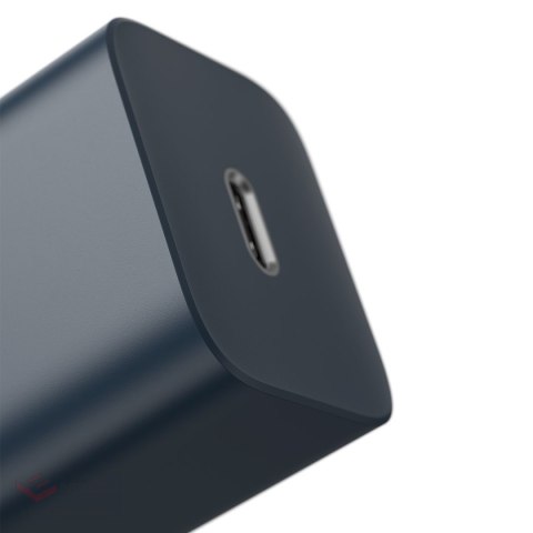 Ładowarka sieciowa BASEUS Super Si 20W + USB-C-Lightning 1m (niebieska)
