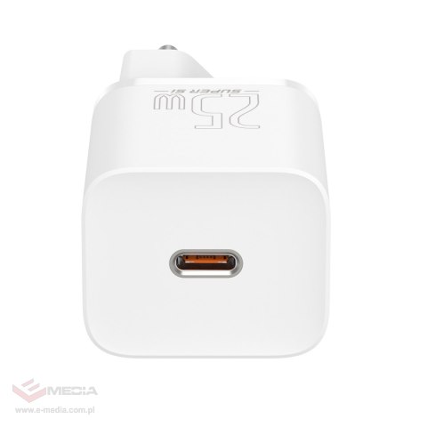Ładowarka sieciowa BASEUS Super Si Quick Charger 25W (biała)