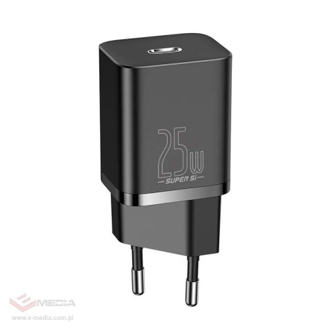 Ładowarka sieciowa BASEUS Super Si Quick Charger 25W 1xUSB-C (czarna)