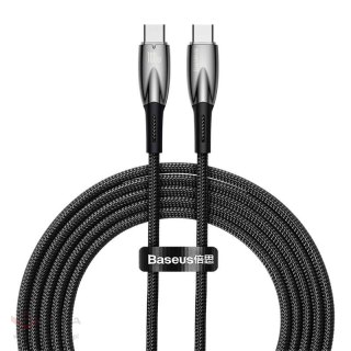 Kabel USB-C do USB-C Baseus Glimmer, 100W, 2m (czarny)