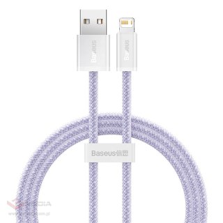 Kabel USB do Lightning Baseus Dynamic 2, 2.4A, 1m (fioletowy)